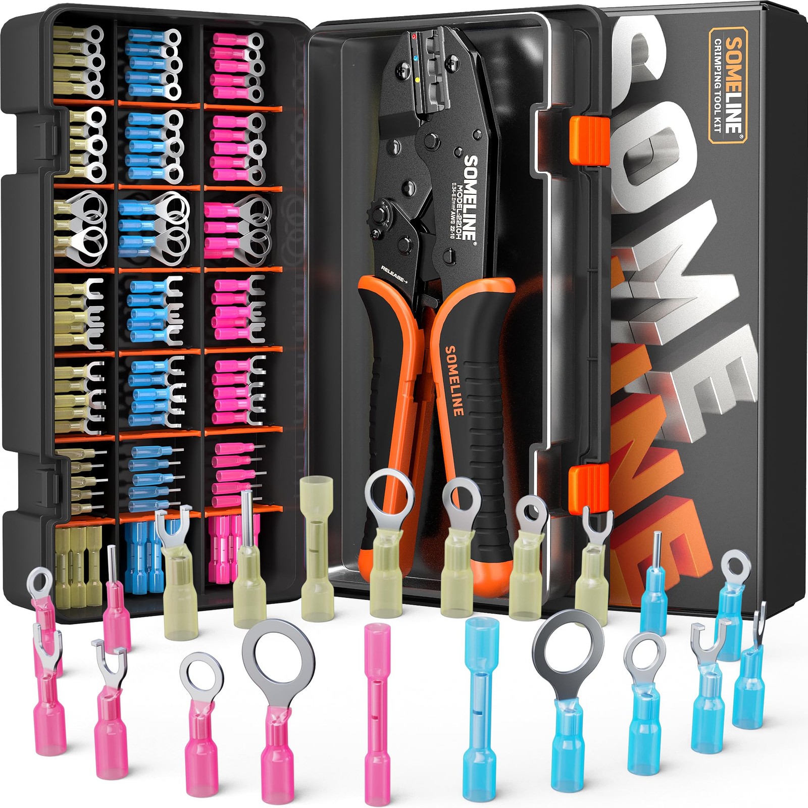 Crimping Tool for Heat Shrink Connectors 21 Size Marine Grade 2210 AWG