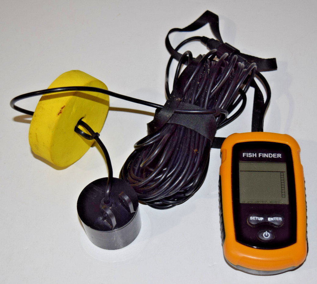 Venterior Portable Fish Finder Ice Kayak Boat Fishing Yellow