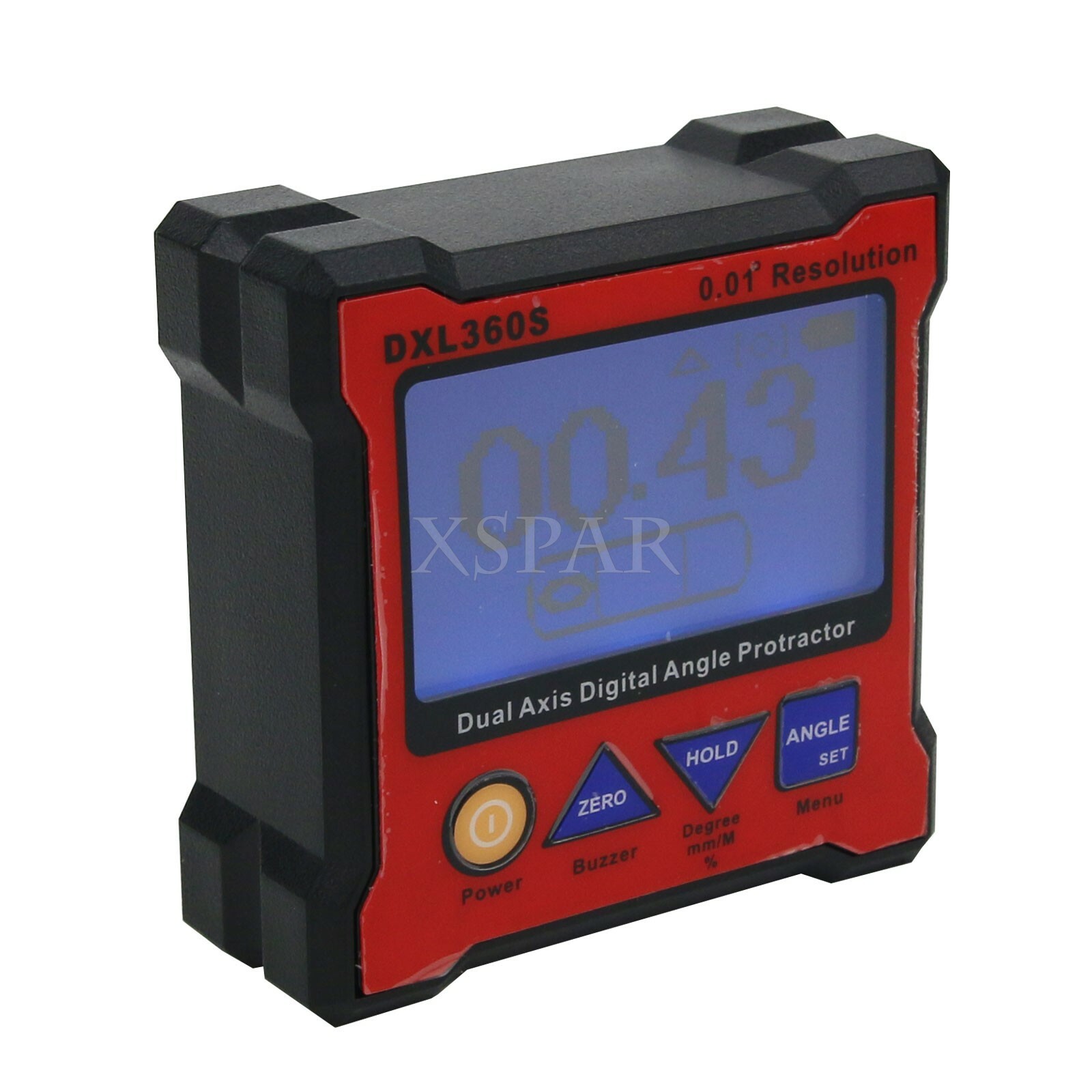 DXL360S Dual Axis Digital Angle Protractor Magnetic Inclinometer Angle Finder*