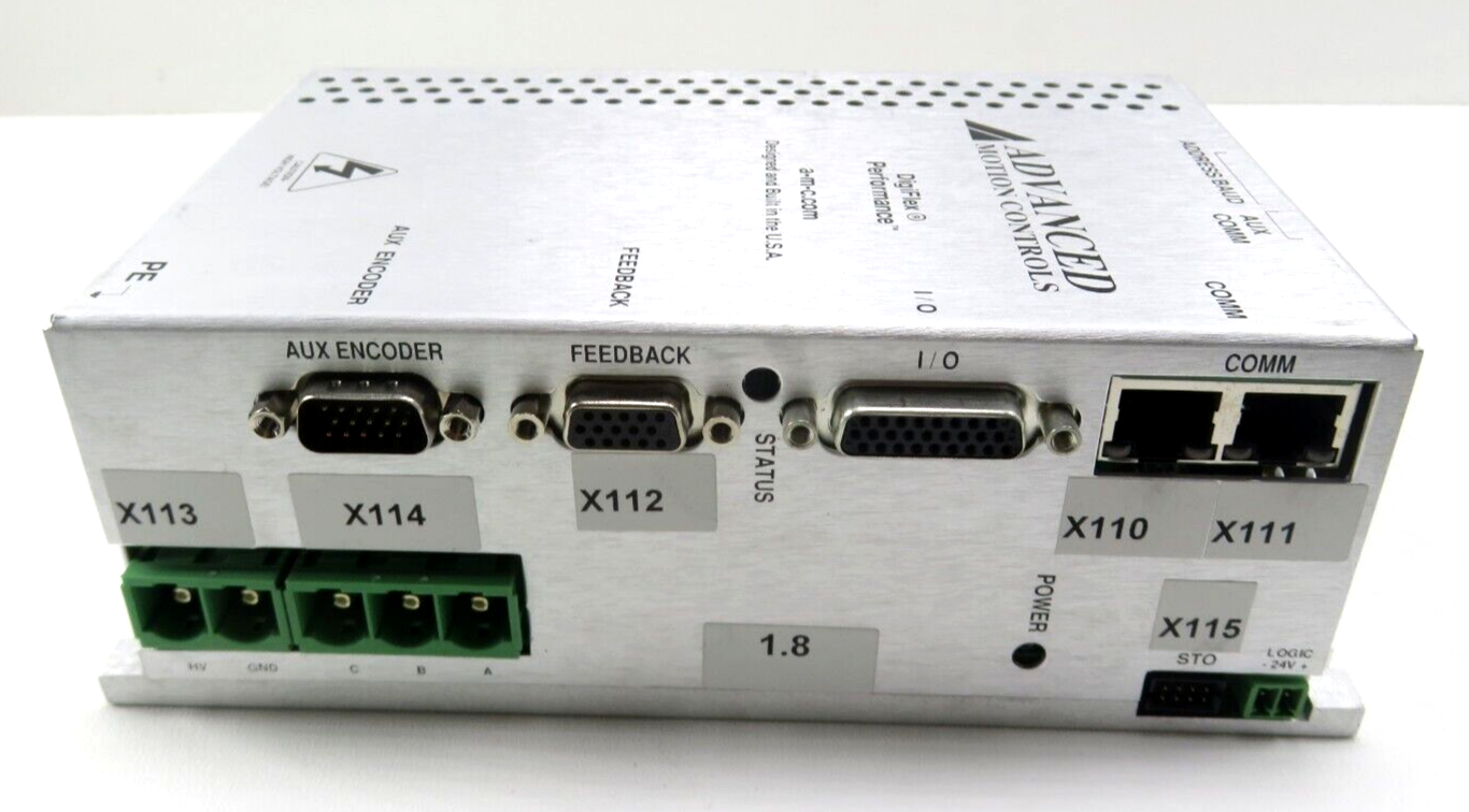 Advanced Motion Controls DPPANIU-100B080 Performance Panel Mount Servo Drive