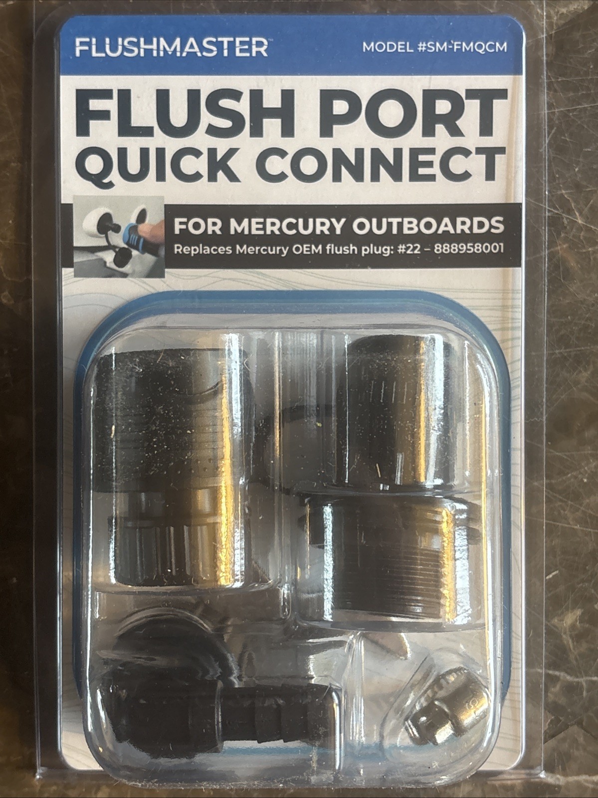 Flushmaster Flush Port Quick Connect f/Mercury Outboards