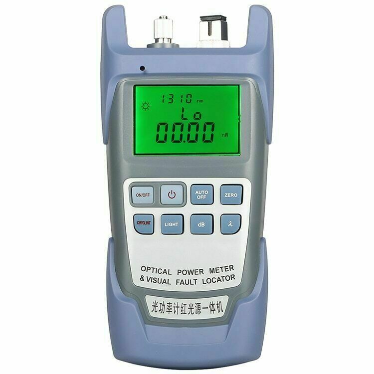 Optical Power Meter 1mv/10mv Visual Fault Locator Red Light Machine Fiber Tester