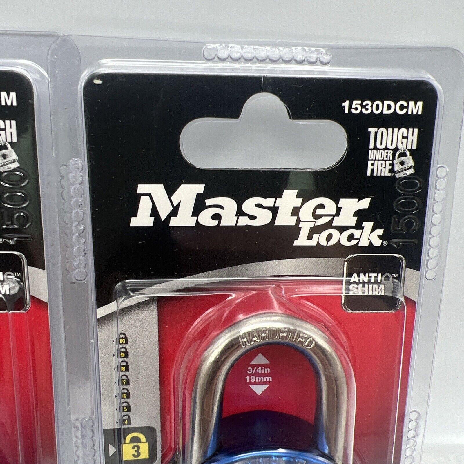 Master Lock Set of 2 Blue Combination Padlocks School Gym Work Locker
