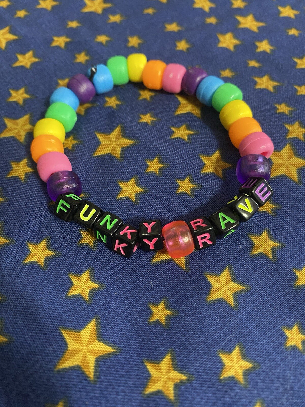 Funky Rave Colorful Bracelet - Handmade