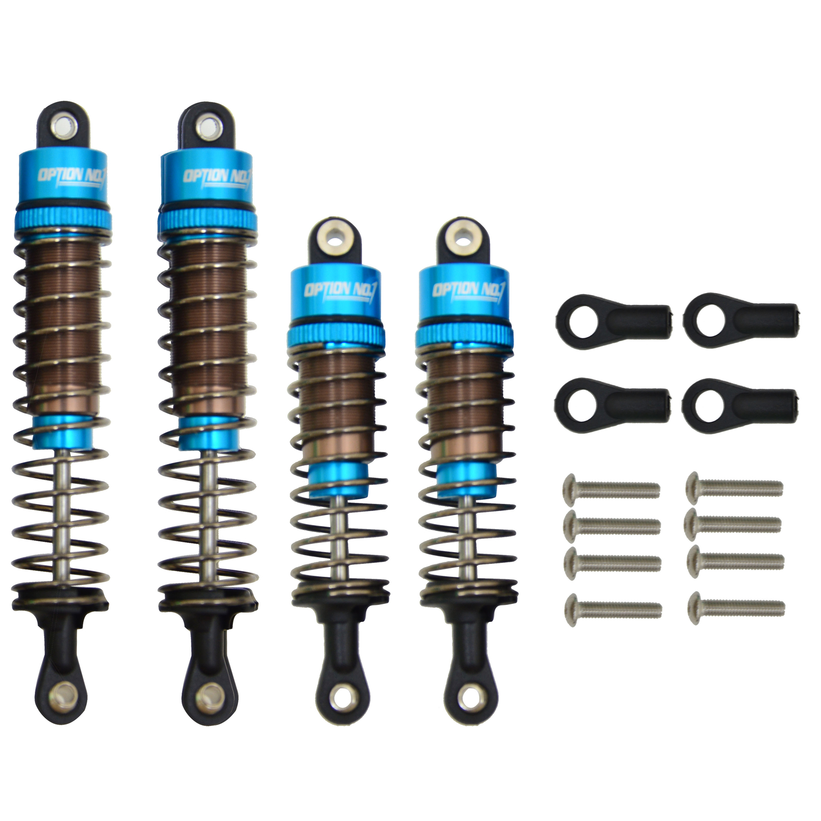 Aluminum Oil Shocks Dampers for Tamiya 1/10 BBX BB-01 2WD Off-Road Buggy #58719