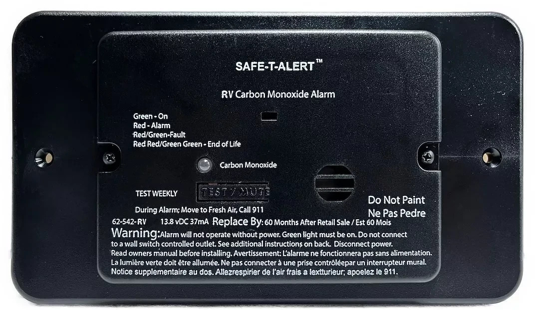 MTI Industry 62-542-BL-TR - Carbon Monoxide Detector