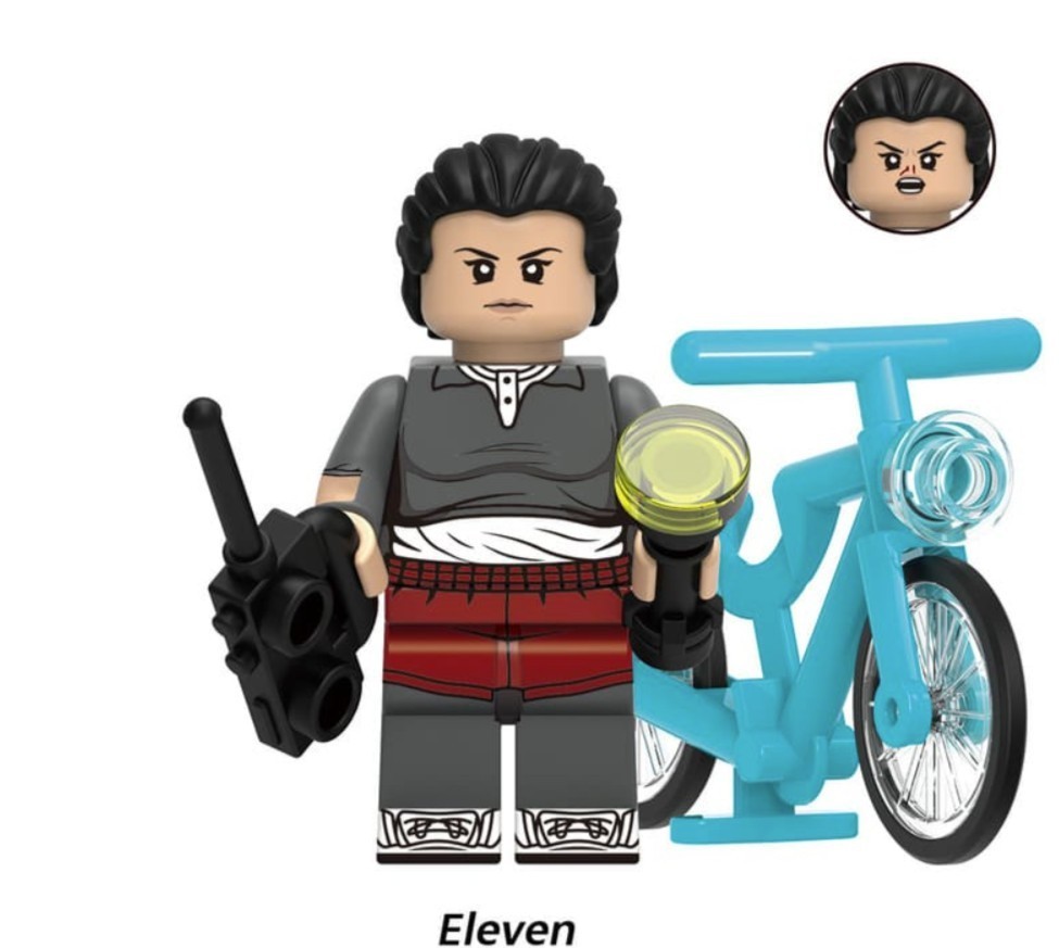 Stranger Things: Eleven "El" Building Block Minifigure