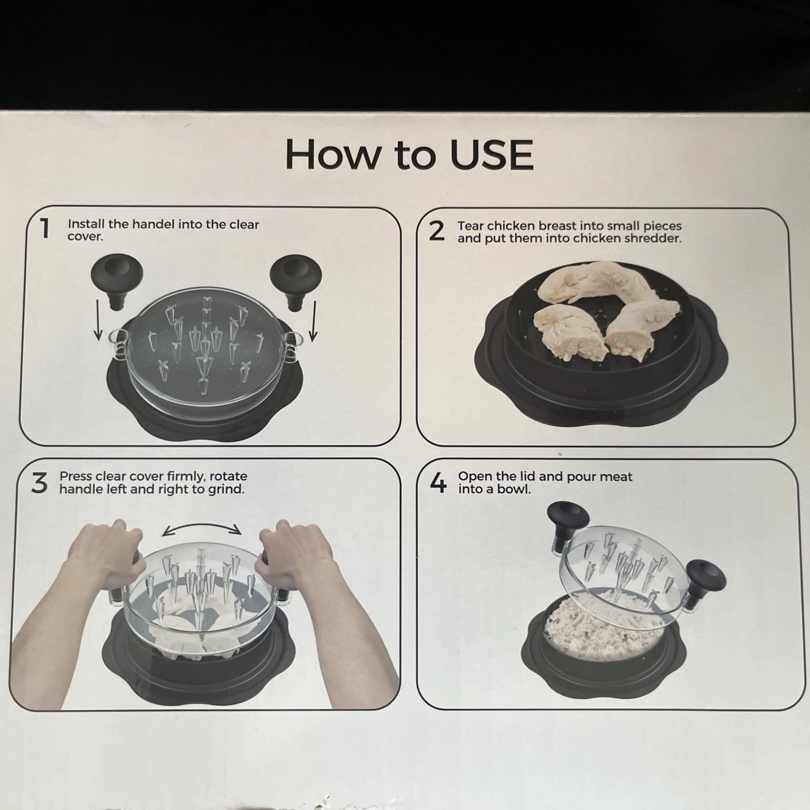 Ukeeptap Chicken Shredder Tool