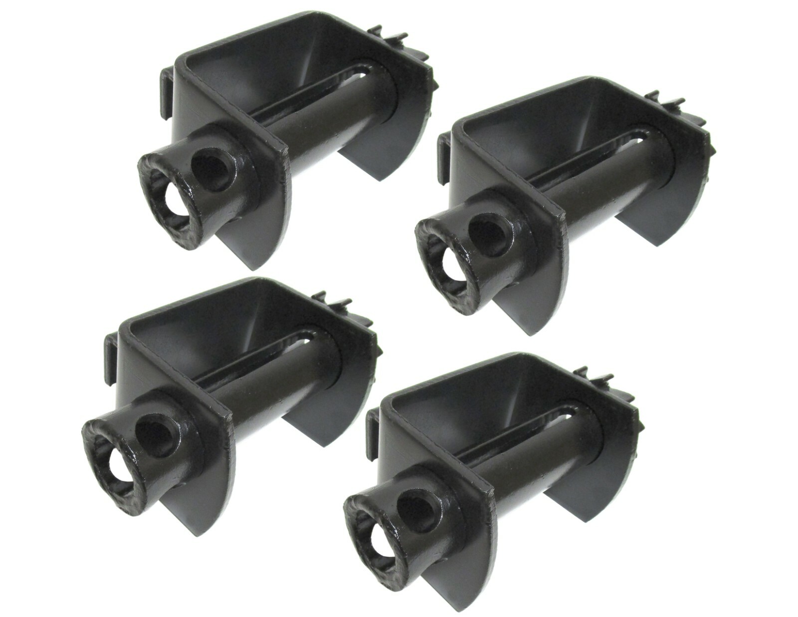 4" Low Profile Portable Bolt On Flatbed Truck Winch 5,000 lb WLL Tie Down (4 PC)