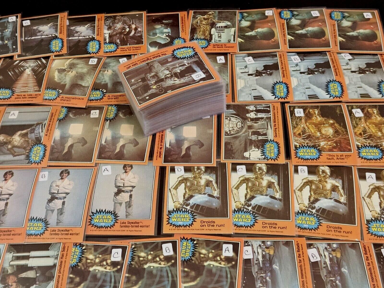 1977 STAR WARS CARDS SERIES 5 YOU PICK SEE SCANS OF EVERY CARD NEW LISTING
