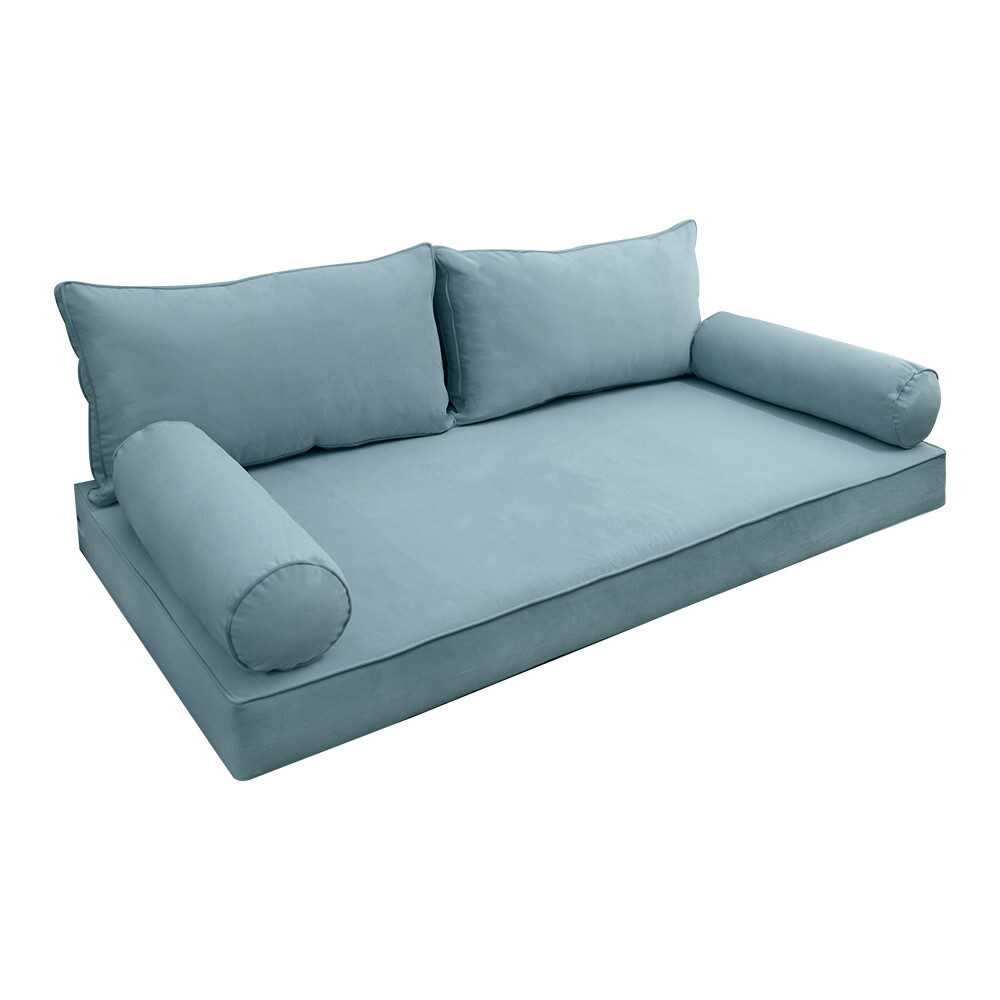 Model V2 Full Velvet Same Pipe Indoor Daybed Mattress Pillow Complete Set AD355