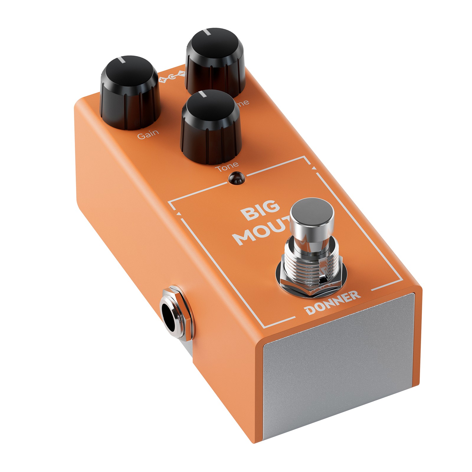 Donner Distortion Effects Pedal 2 Mode Classic Overdrive To Fuzz | Big Mouth
