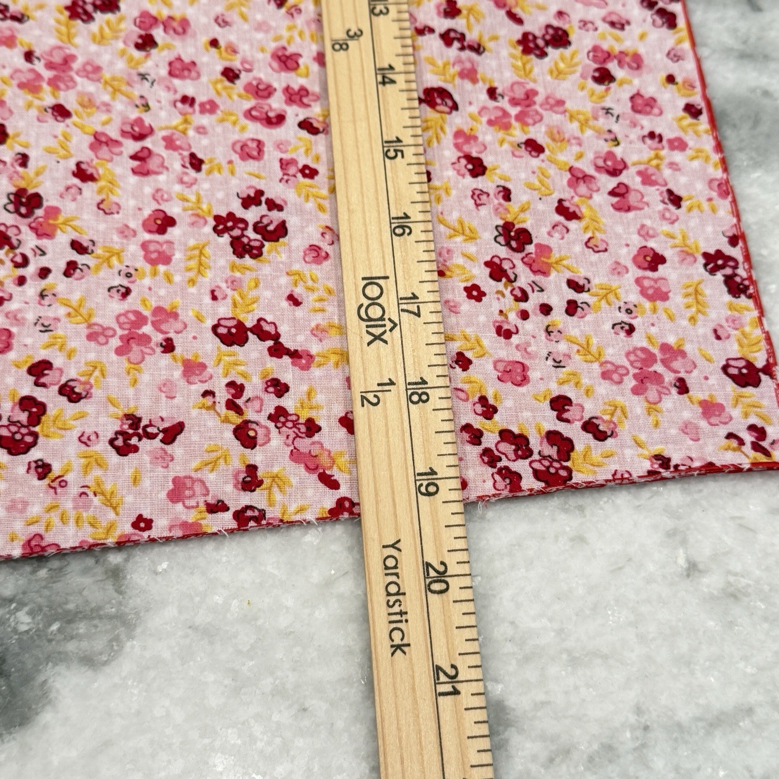 Material Squares 7 Raw Edge Pieces Quilting New