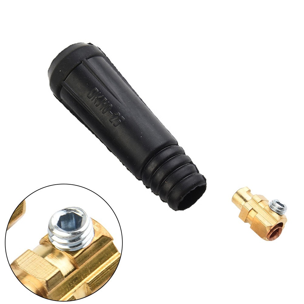 Soldering Tools Connector-Plug Connector 200Amp 2pcs/set Black DKJ10-25