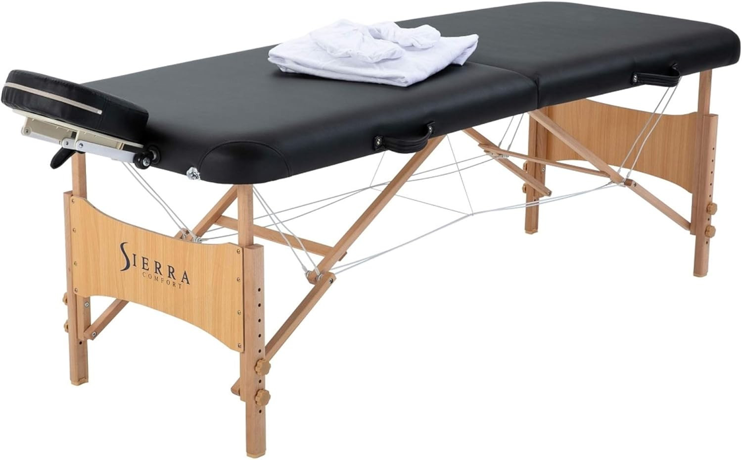 All-Inclusive Portable Massage Table (Black), SC-901, 27.95"D X 72.05"W X 33.07"