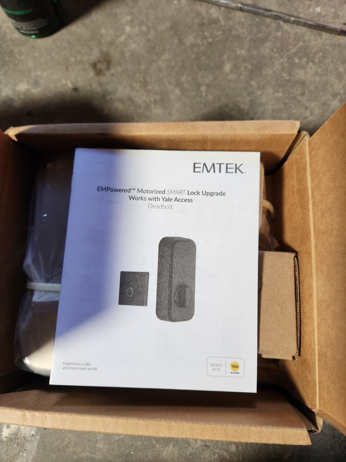 Emtek Empowered Motorized Touchscreen Keypad Smart Deadbolt, EMP1101US19, Black
