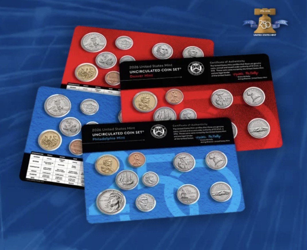2026 P & D US MINT UNC SETS INCLUDED RARE ONE YEAR ONLY CENT. 3 SETS LEFT!