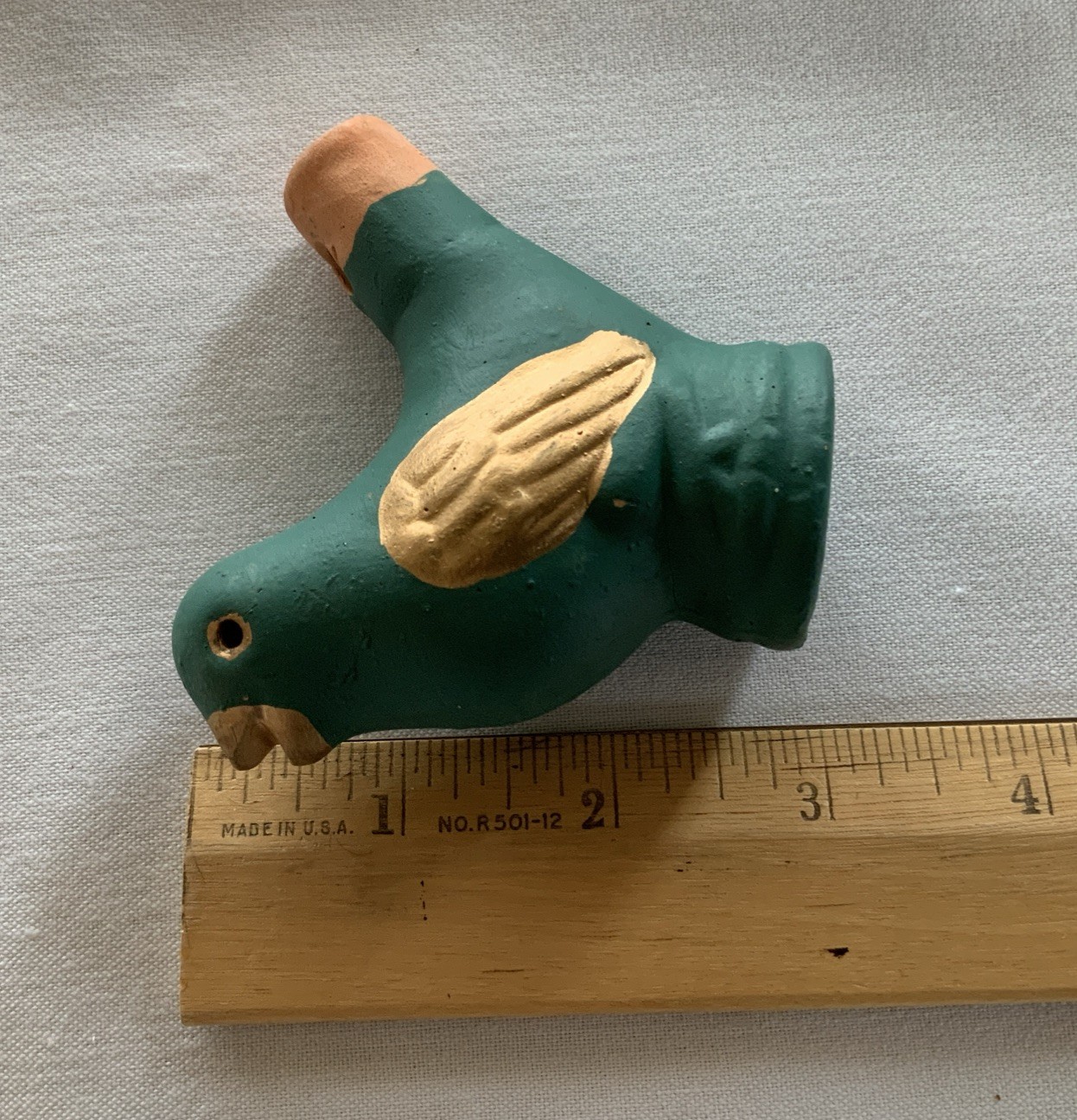 Peruvian Andean Clay Bird Whistle