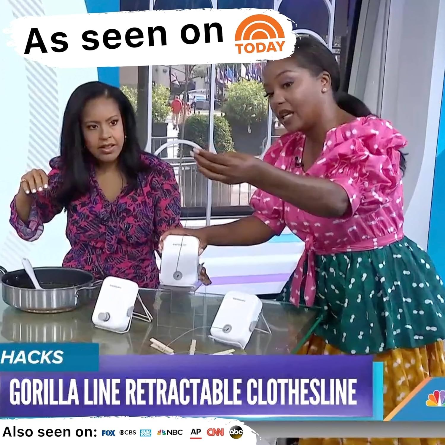 Easy Install Clothesline - Retractable Laundry Line for RVs