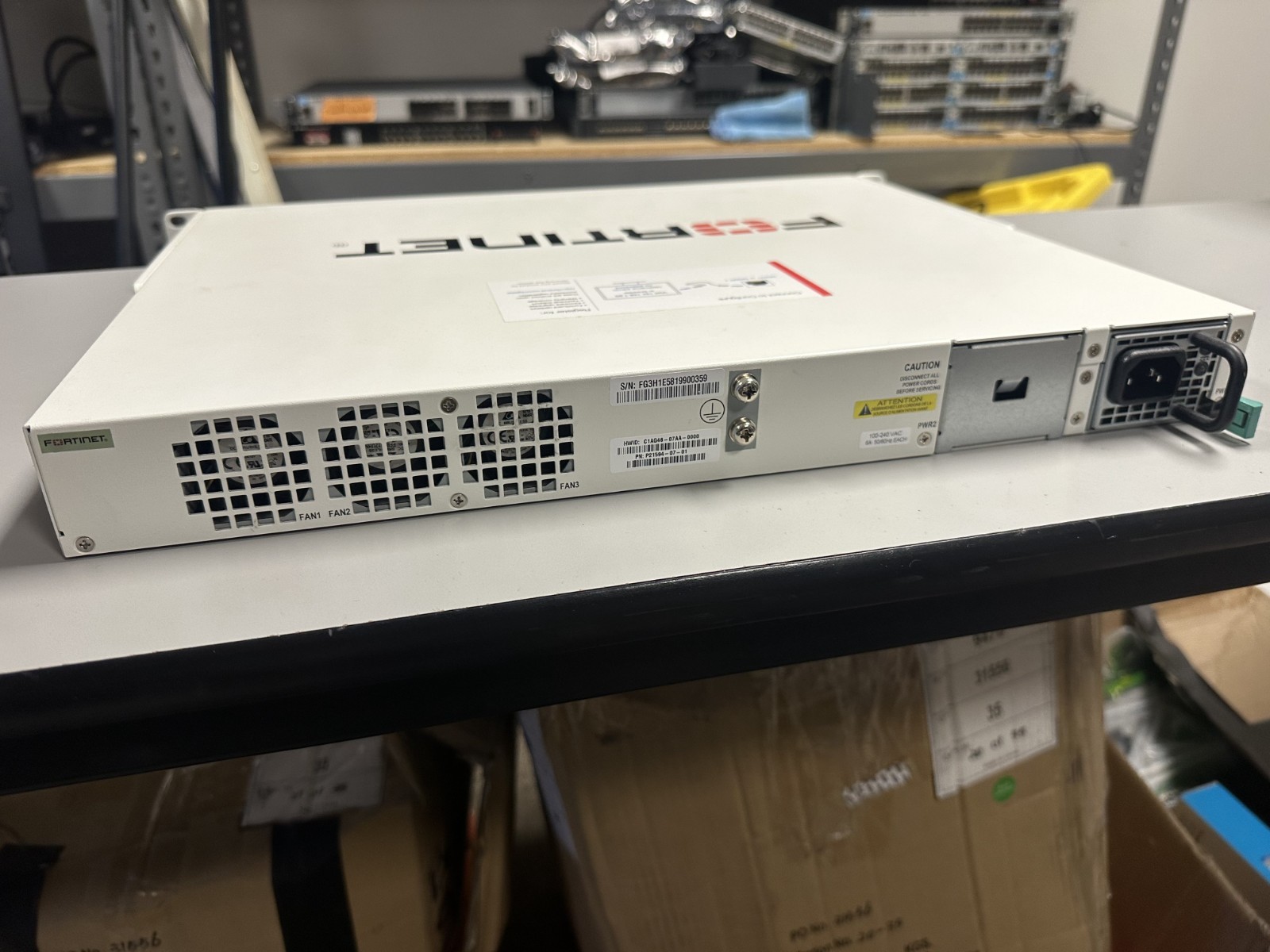 Fortinet FortiGate Firewall Appliance Device (FG-301E) - Deregistered