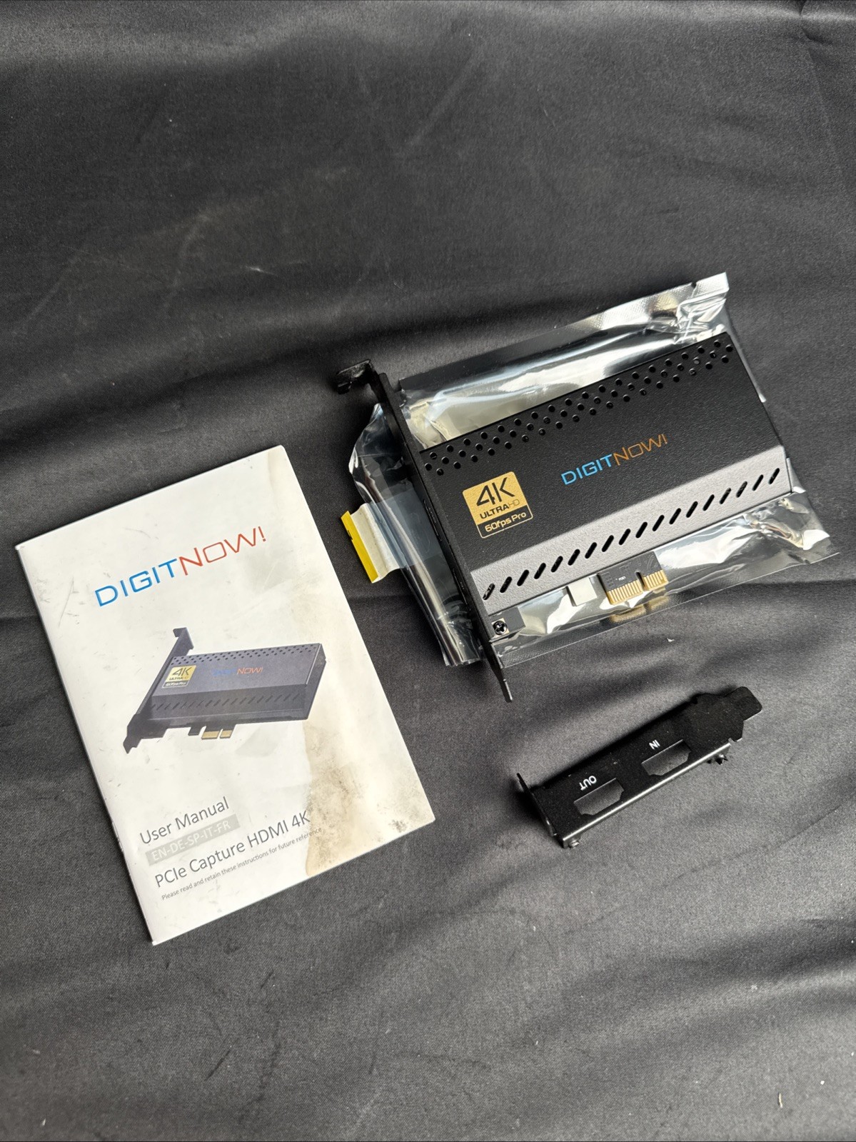DIGITNOW!  4K PCIe capture card 4K at 60Hz, 4K 30Hz or 1080p 120FPS No Box