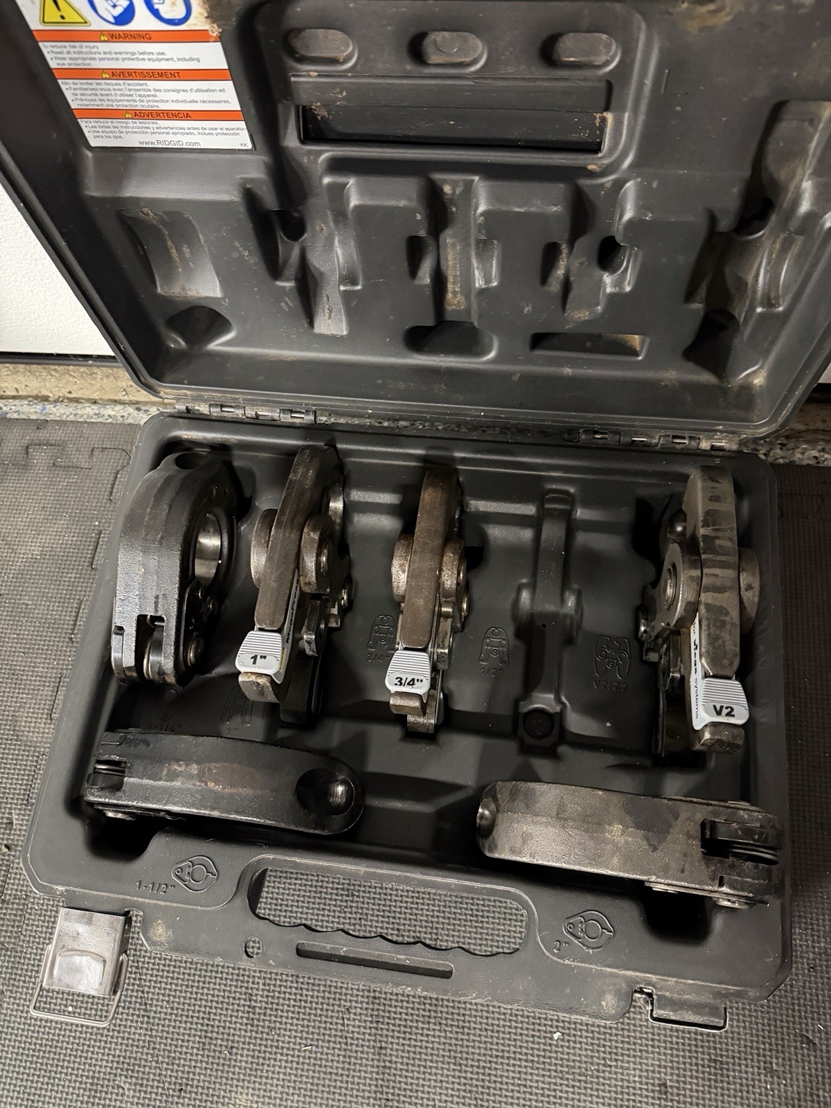 RIDGID MegaPress Press Tool Jaw and Ring Set