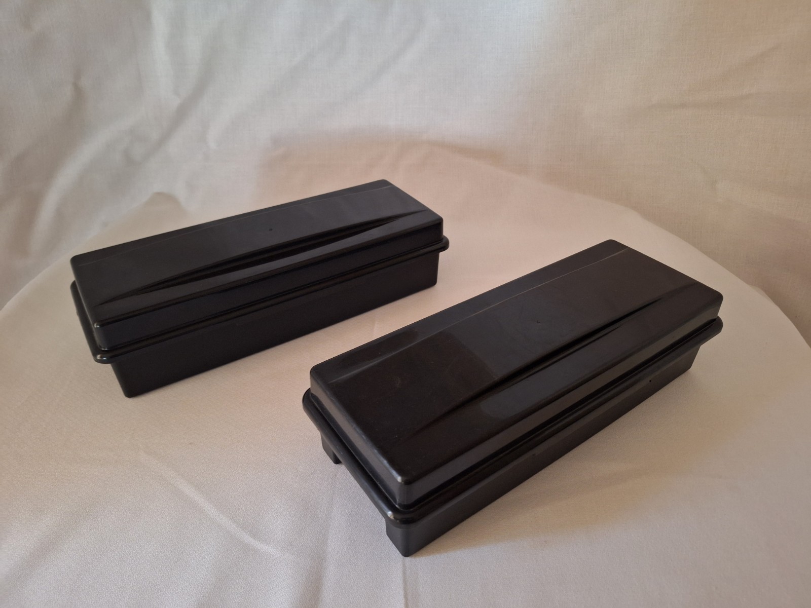 Fellowes Cassette Storage Box Holds 15 Tapes Model 83200, 16 w/cases, 24 without