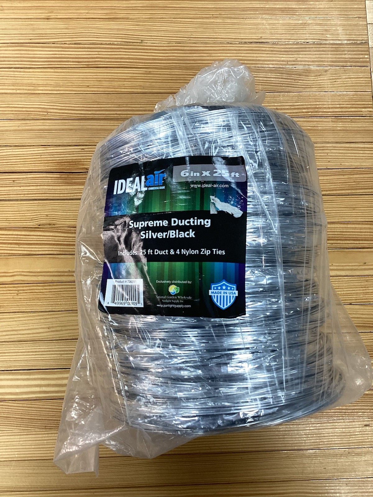 Supreme Ducting 6in X 25ft (Ideal Air)