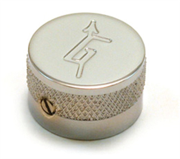 Genuine Gretsch Electromatic 6mm Split Shaft Guitar Knob, CHROME 006-2700-000