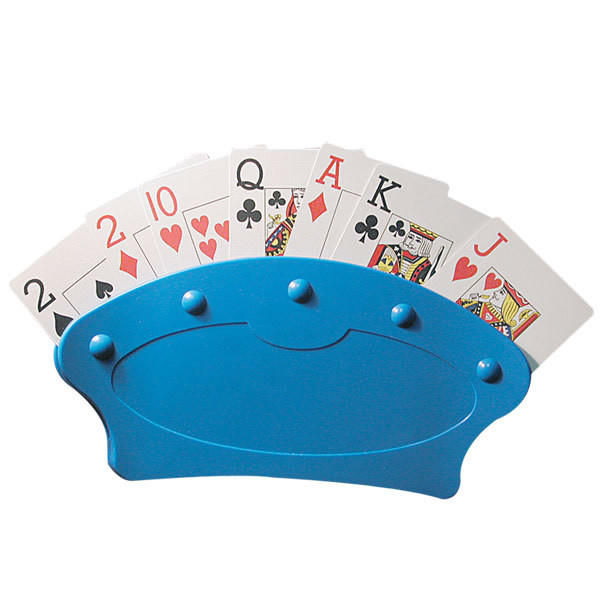 Card Player Card Holder - 2 Pack, Low Vision, Sturdy, Plastic