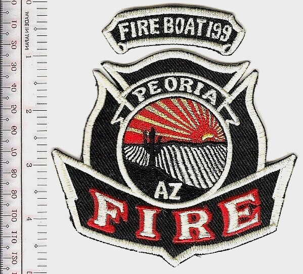 Fire Boat Arizona Peoria City Fire Dep.Fireboat 199 Lake Pleasant NO TARIFF