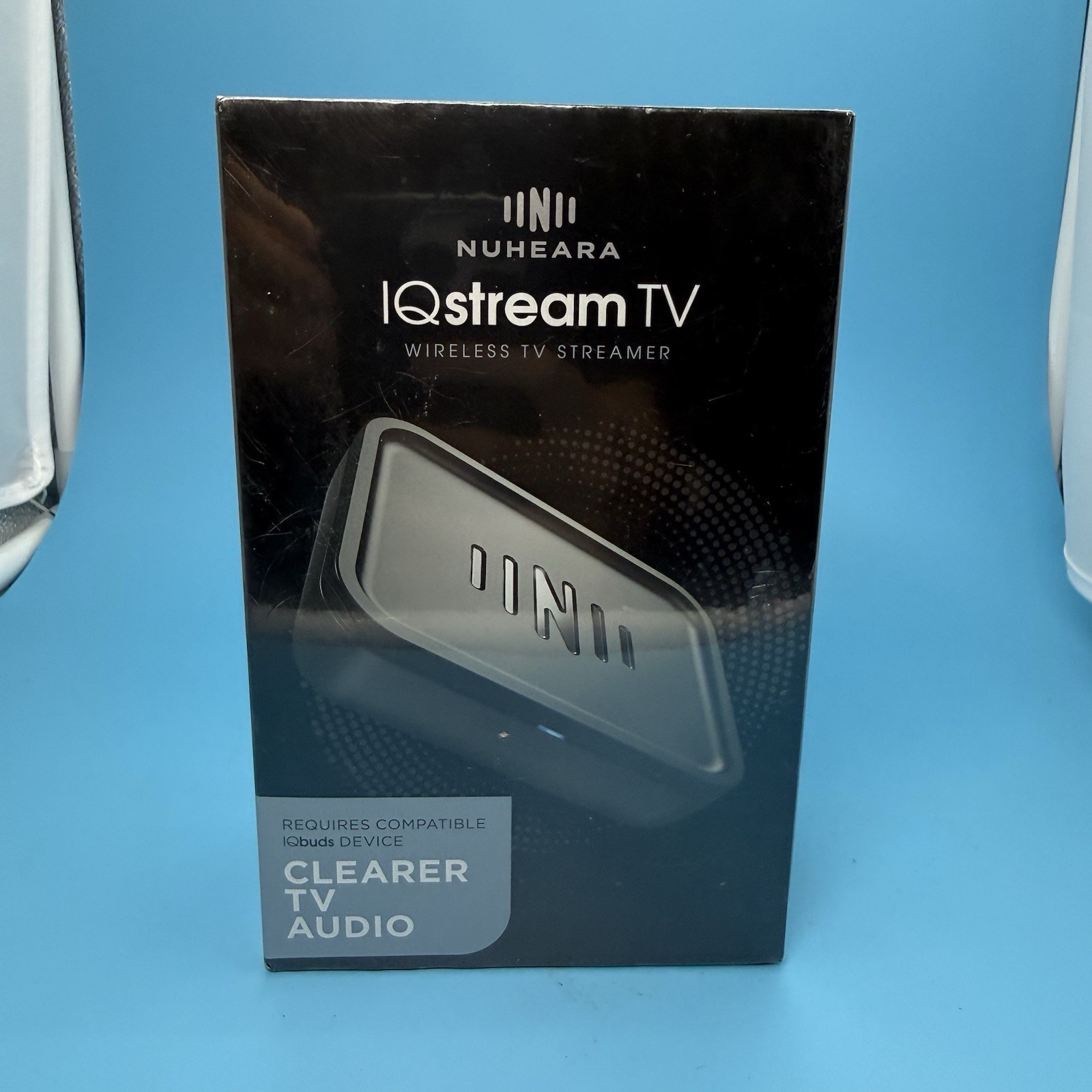 *IQstream  TV Audio Streamer Hear TV Better by Nuheara New Sealed T27-95