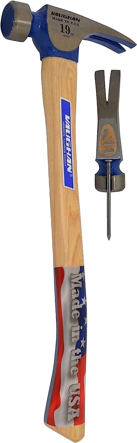 CF2-HC California Framer Hammer, 19 oz Milled, Nail Starter, Made In The USA, VN