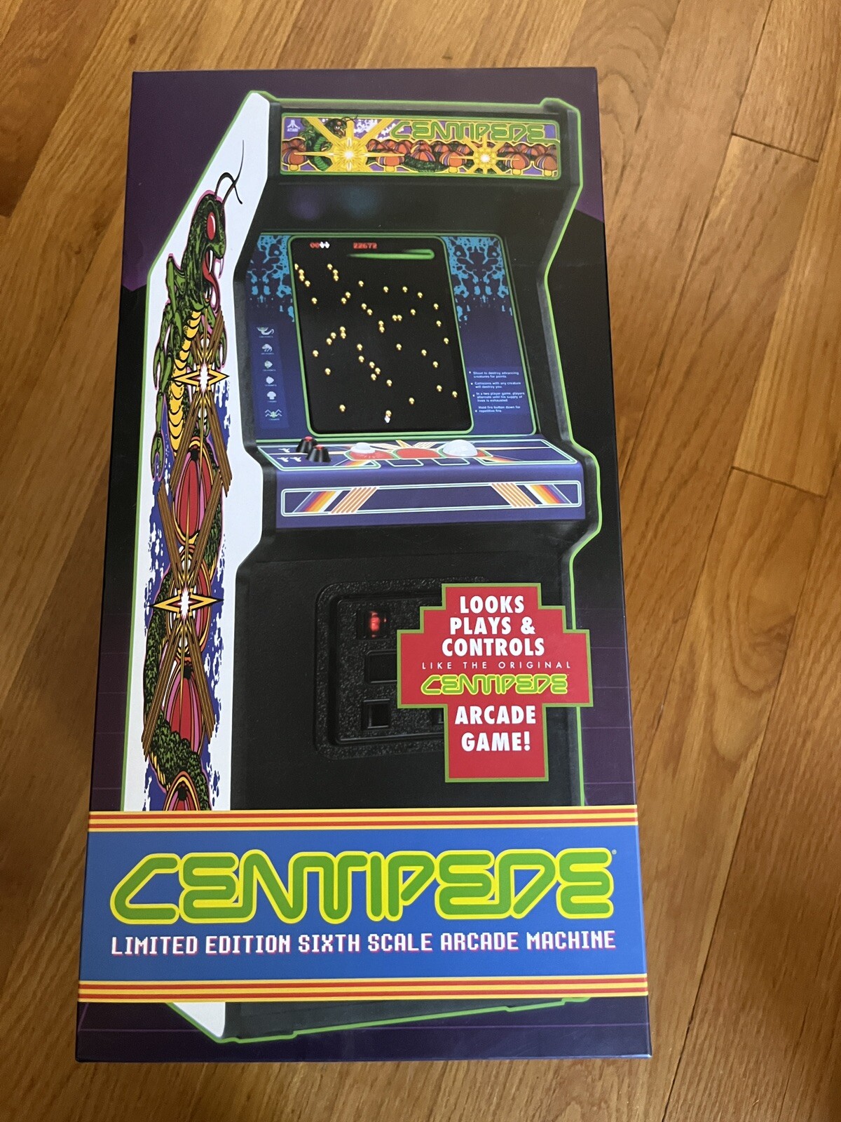 Wave Toys Replicade Atari Centipede 1/6 Scale Arcade Game
