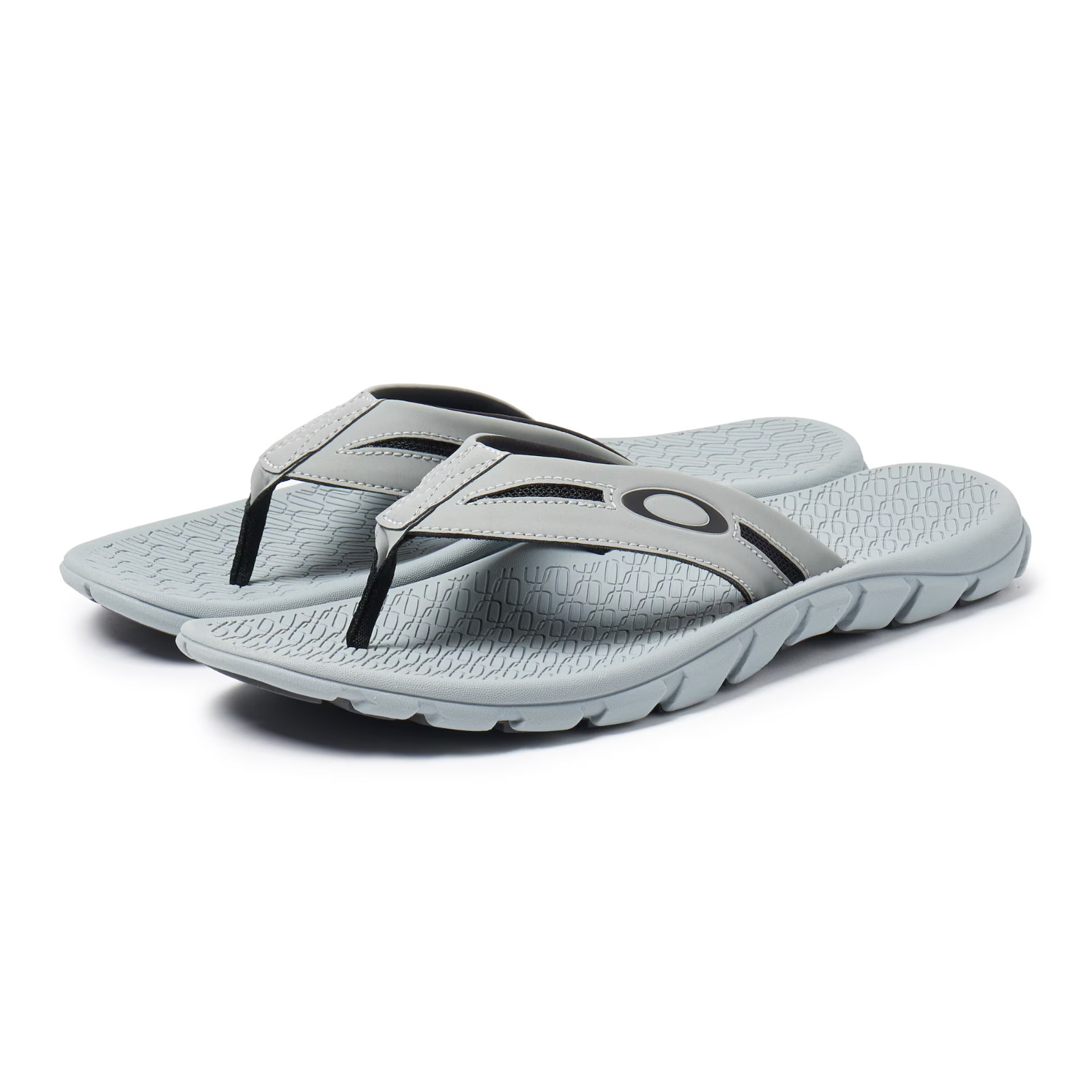 NEW! Size 12 Oakley Mens Operative Sandals 2.0 Flip Flops Stone Gray GREAT DEAL!