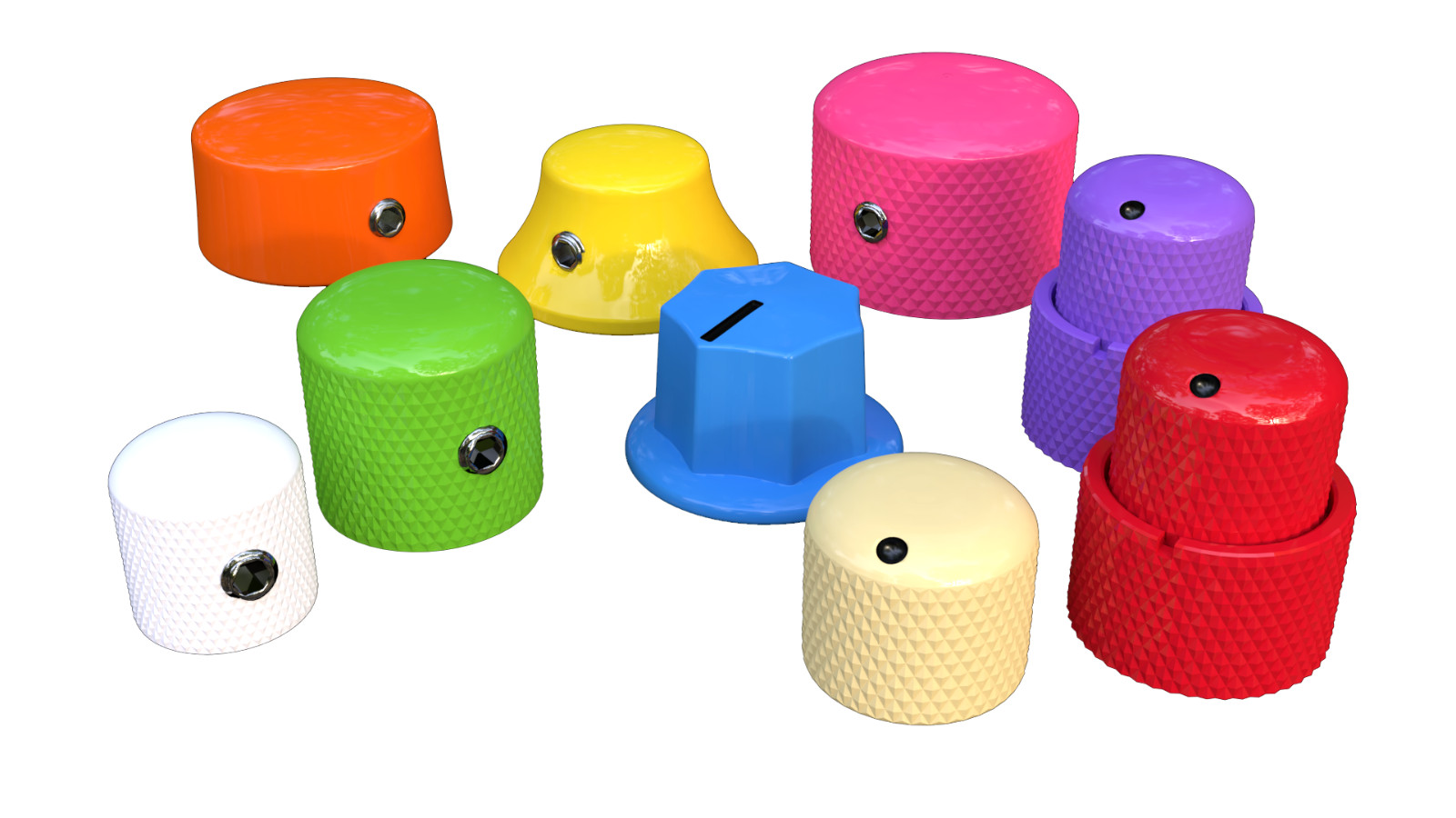 Xentric Guitars® - SUPER SOLID Series Resin Guitar Knobs