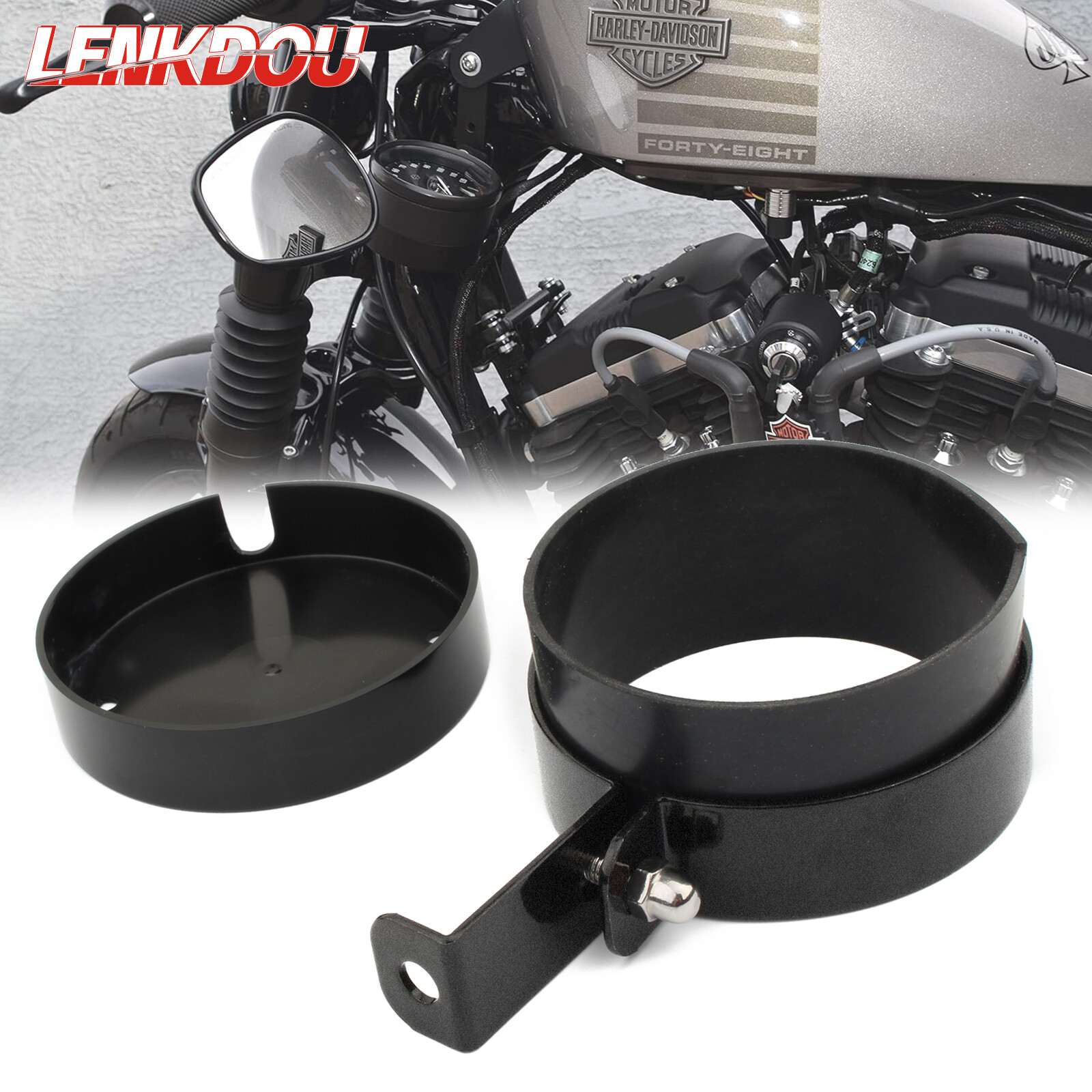 Speedometer Side Relocation Mount Bracket Kit For Harley Sportster Iron 883 1200