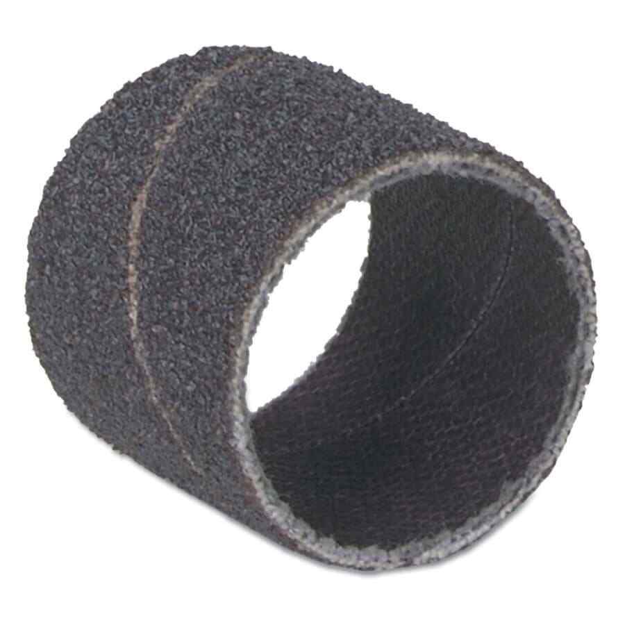 Merit 3/8" x 1" Abrasive Spiral Wound Bands 36 Grit Aluminum Oxide 100 Pack