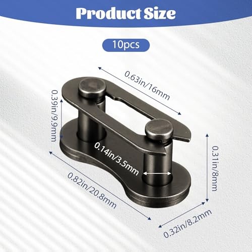 10Pcs Bike Chain Master Link for Bicycle Missing Link #41 Roller Chain