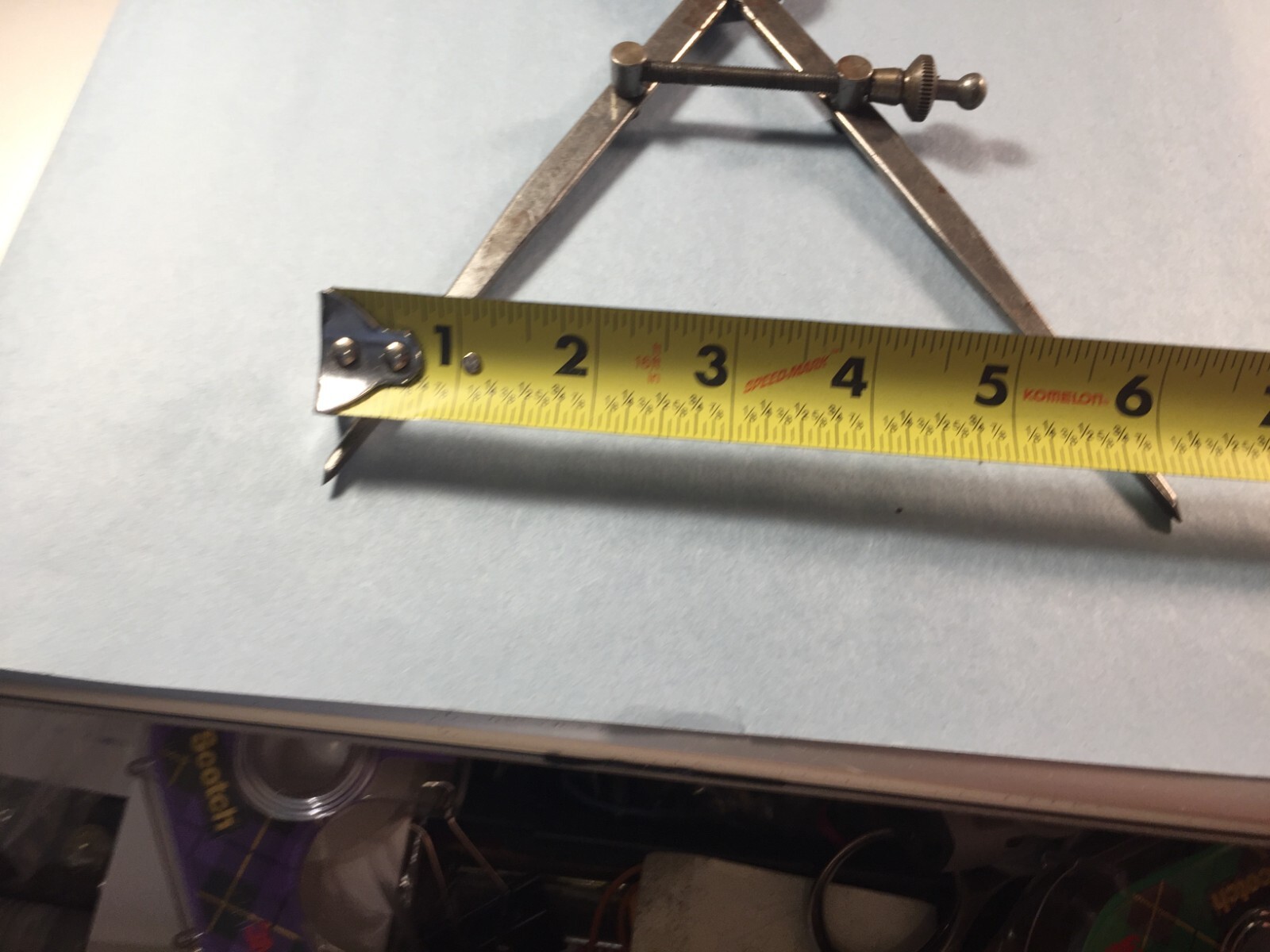 8" Flat Leg Spring Divider / Machinist Tool