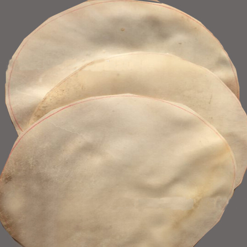 1pcs Round Replacement Goat Skin Djembe Drum Head Flat African Drums Accessory