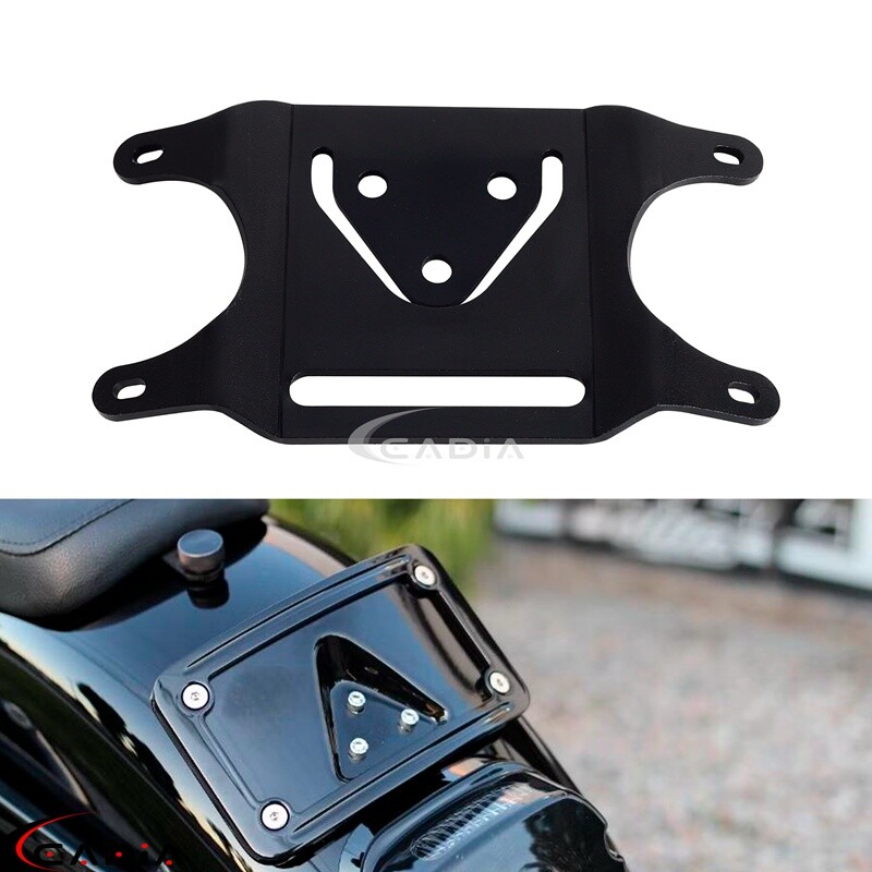 License Plate Holder Bracket Kit For Harley Dyna FXD Low Rider ST FXLRST FXLRS