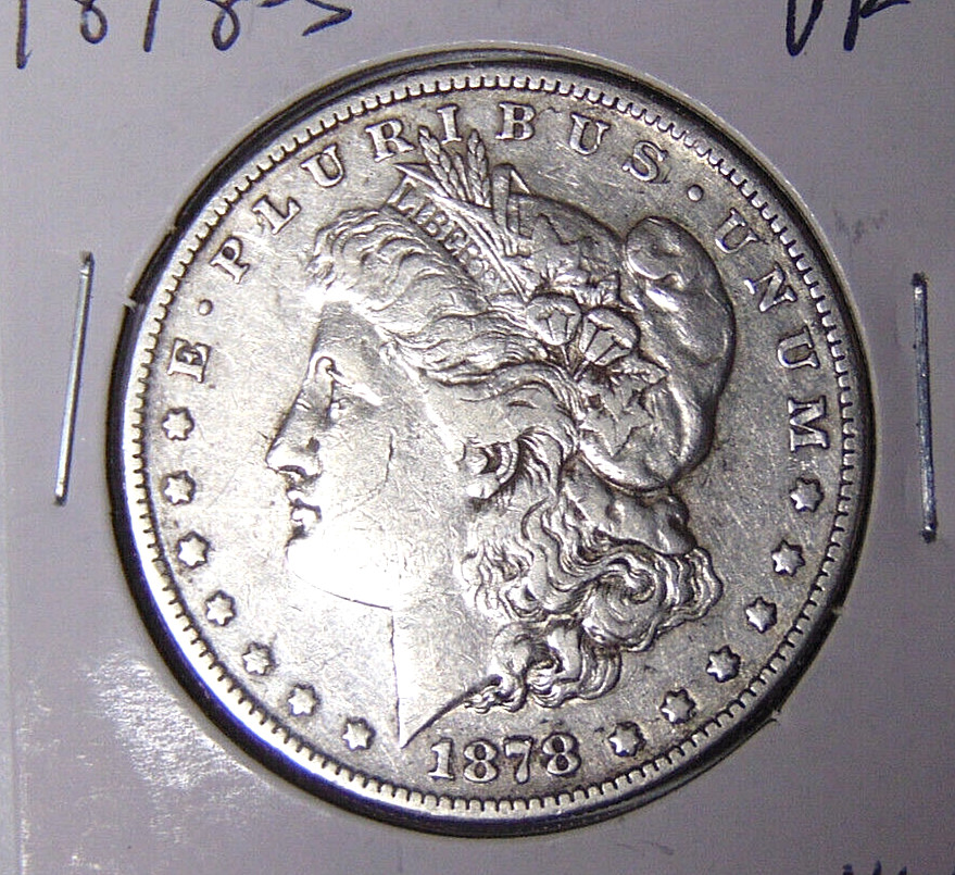 1878-S Morgan Silver Dollar VF Detail San Francisco Mint (3524)