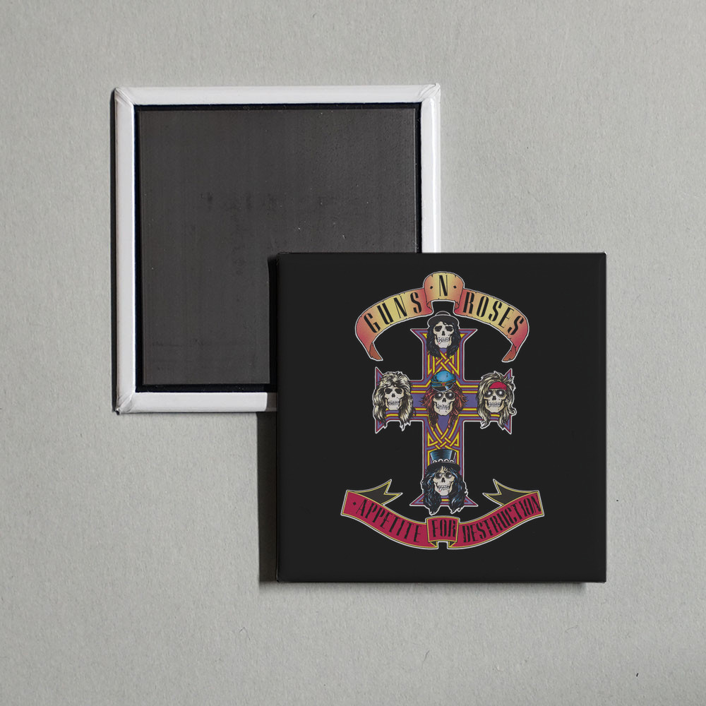 Guns N' Roses - Appetite For Destruction Album Cover Locker Fridge Magnet