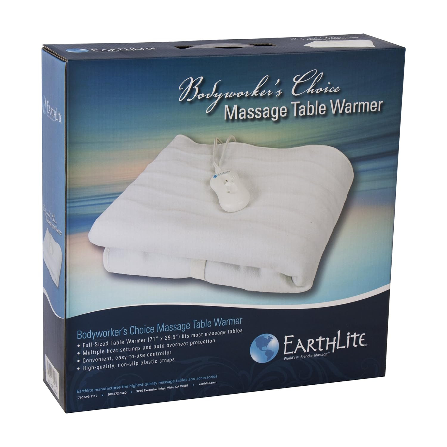 BODYWORKER’S Choice Massage Table Warmer – Three Heat Settings, Felt Lined Heati