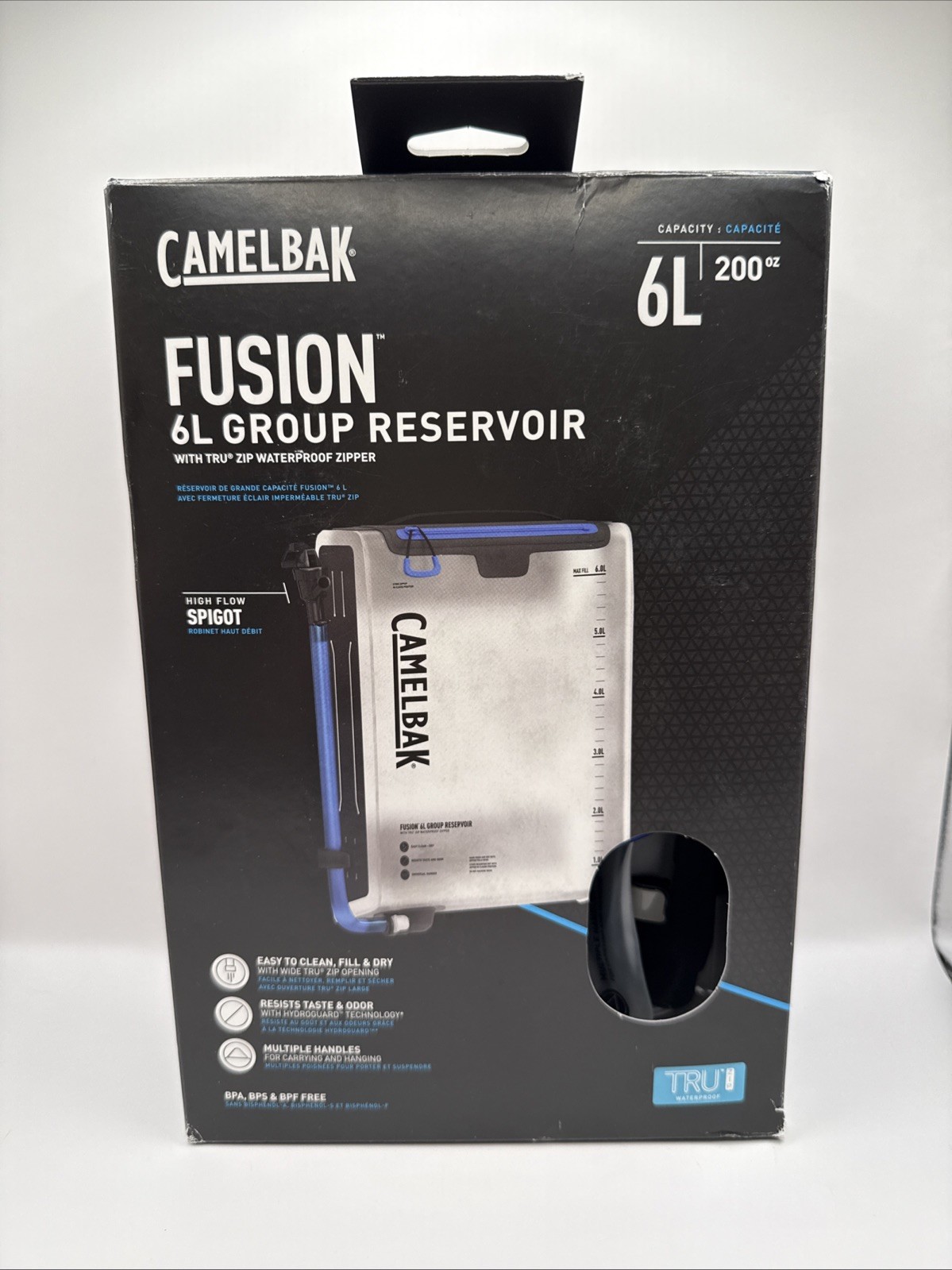 Camelbak 2580101000 Fusion™ 6L Group Reservoir with TRU® Zip Waterproof Zipper