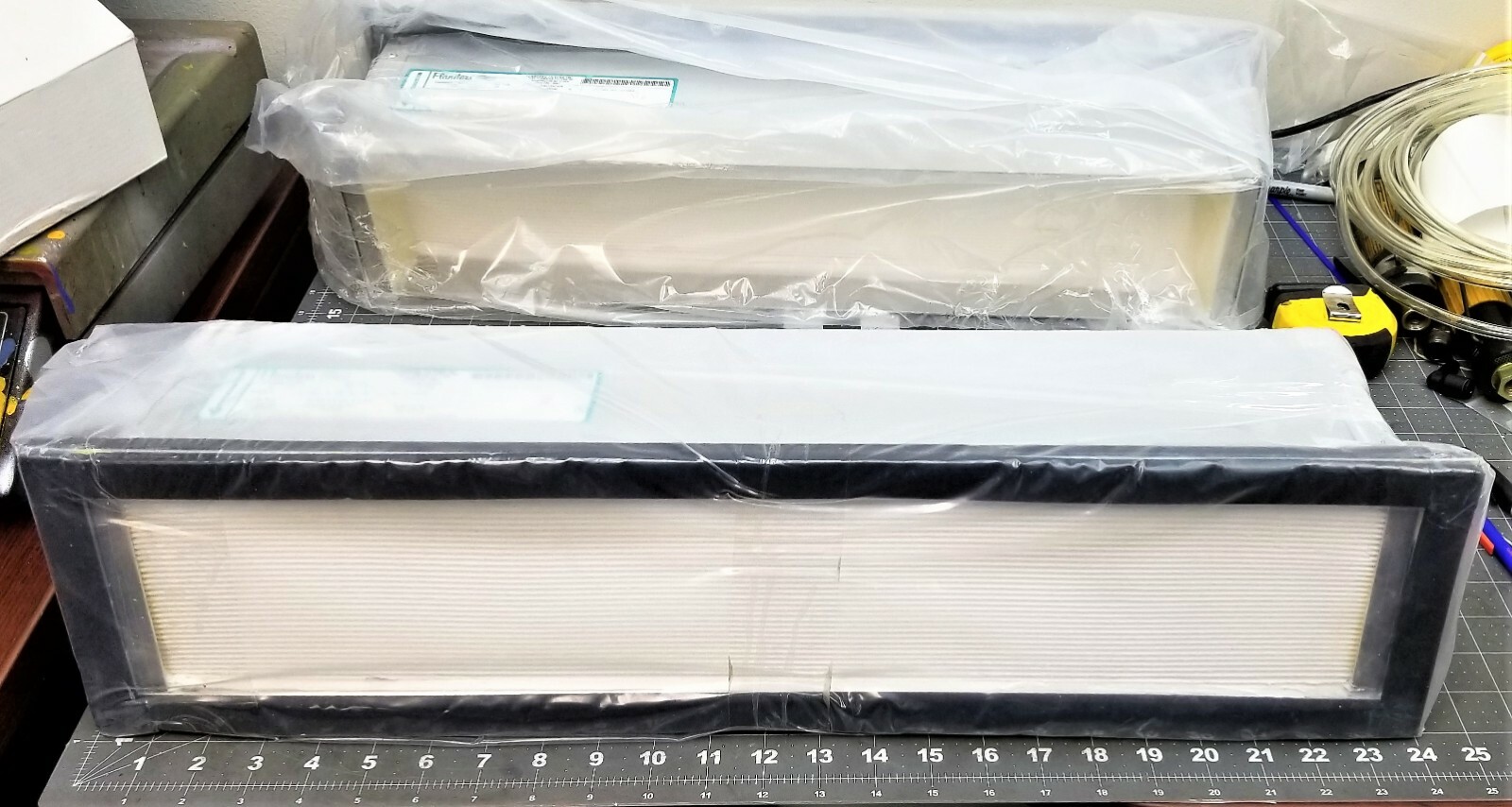 Lot Of (2) 24” X 6” X 6” Clean Room HEPA Filters .017OO% Penetration [C1S2]
