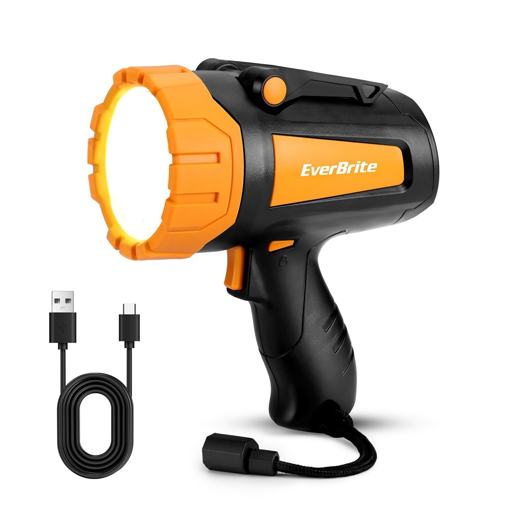 EverBrite 500LM Rechargeable Spotlight Worklight LED Flashlight Adjustable Stand