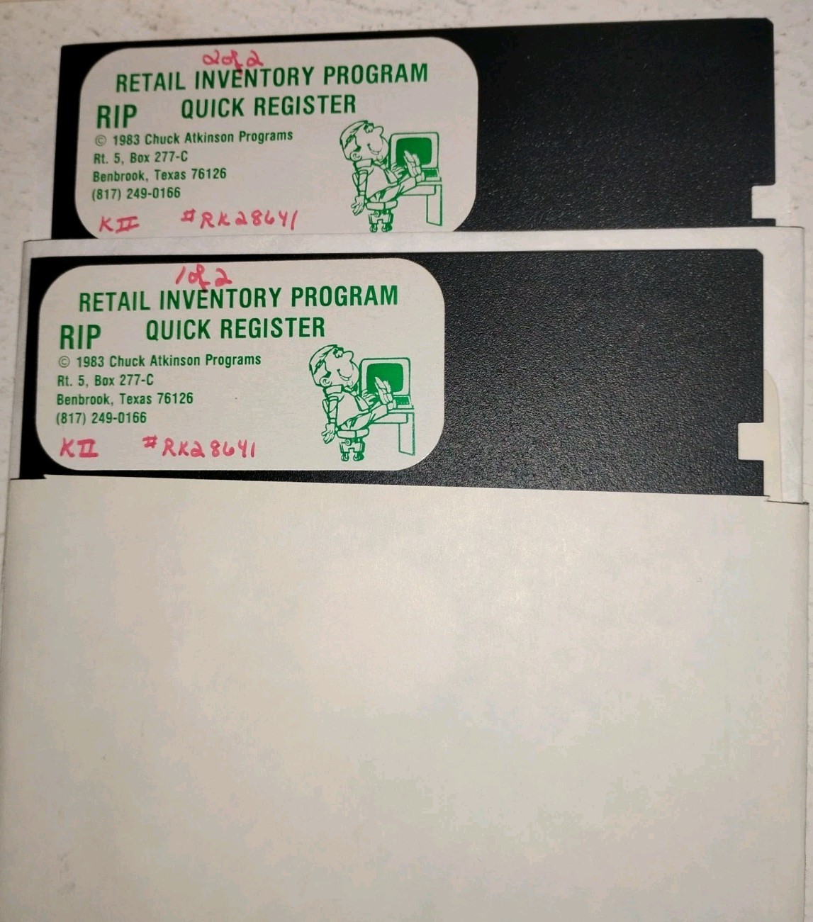 Retail Inventory Program RIP 1983 Chuck Atkinson + Manuals & 6 Disks Kaypro CP/M