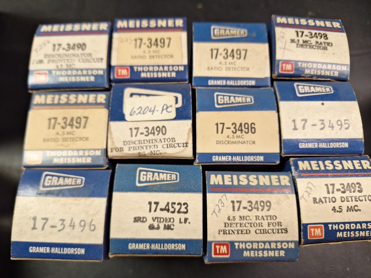 NOS Meissner TV IF transformer Sound Discriminator Video Ratio Detector Lot